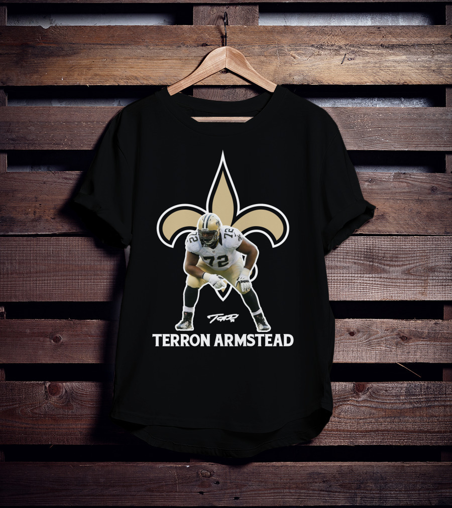 Terron Armstead New Orleans Football T-Shirt