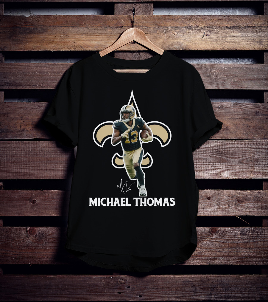 Michael Thomas New Orleans Saints Football Fleur-de-lis T-Shirt