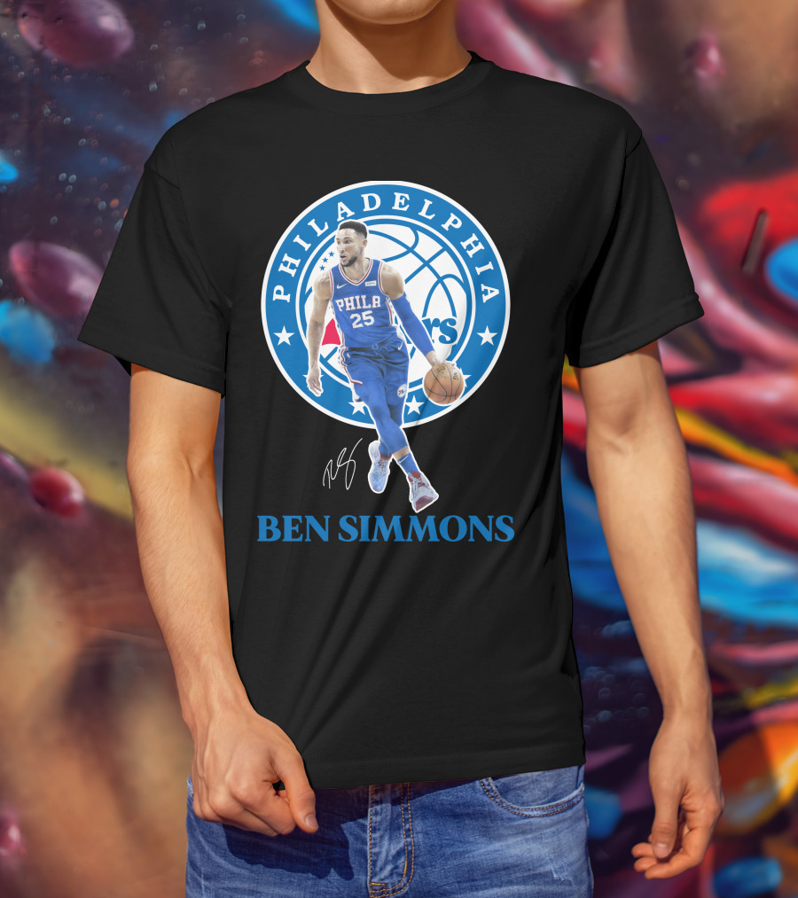 Philadelphia 76ers Ben Simmons 25 76Er01 T-Shirt