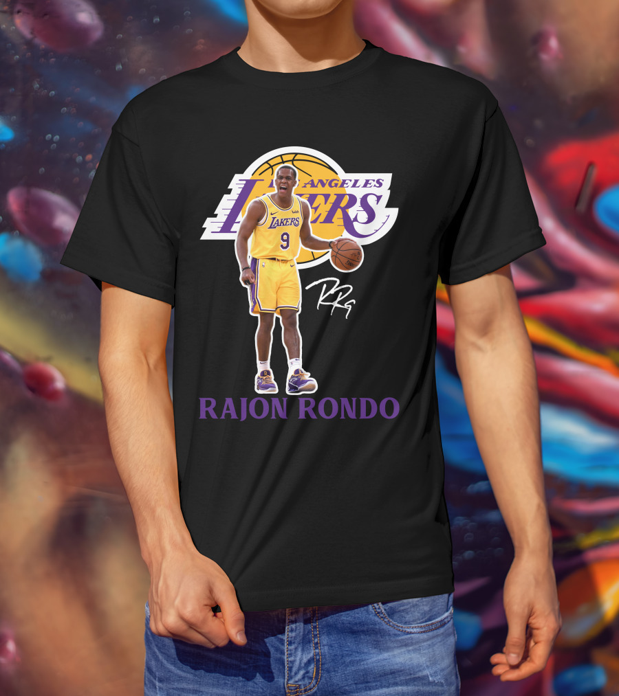 Los Angeles Lakers Rajon Rondo La04 T-Shirt