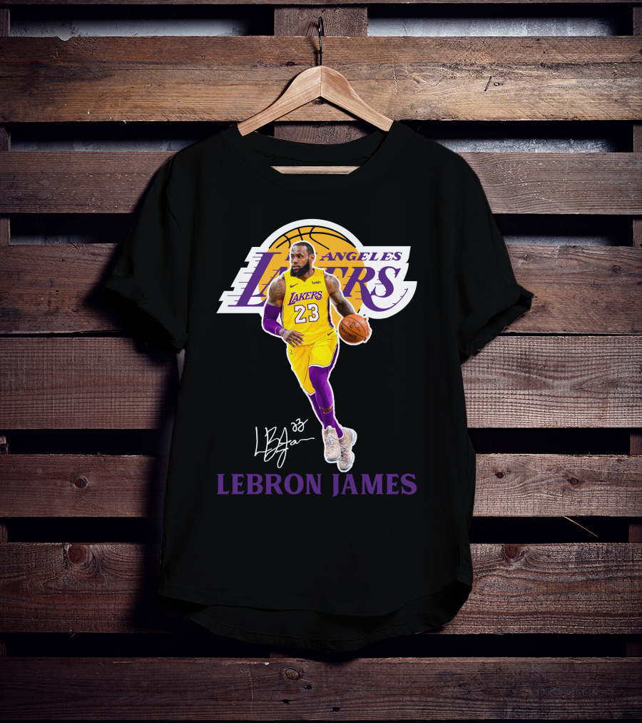 Lebron James Los Angeles Lakers 23 La01 T-Shirt
