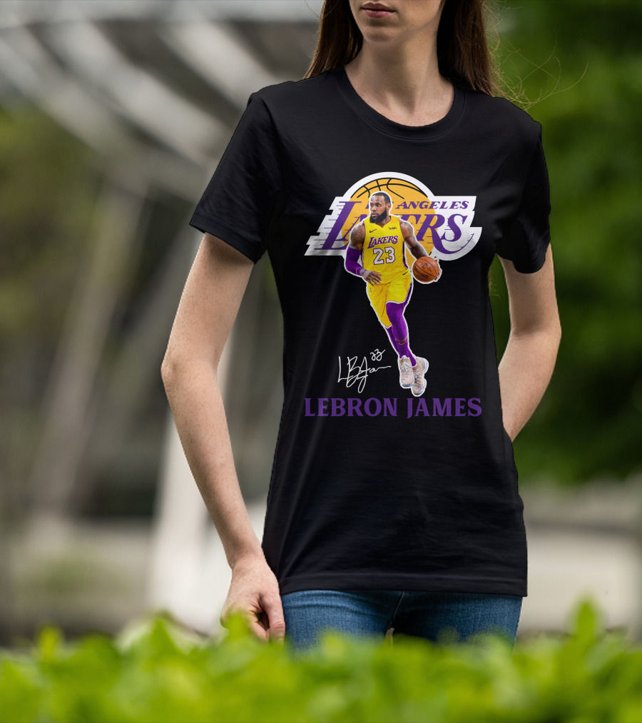 Lebron James Los Angeles Lakers 23 La01 T-Shirt