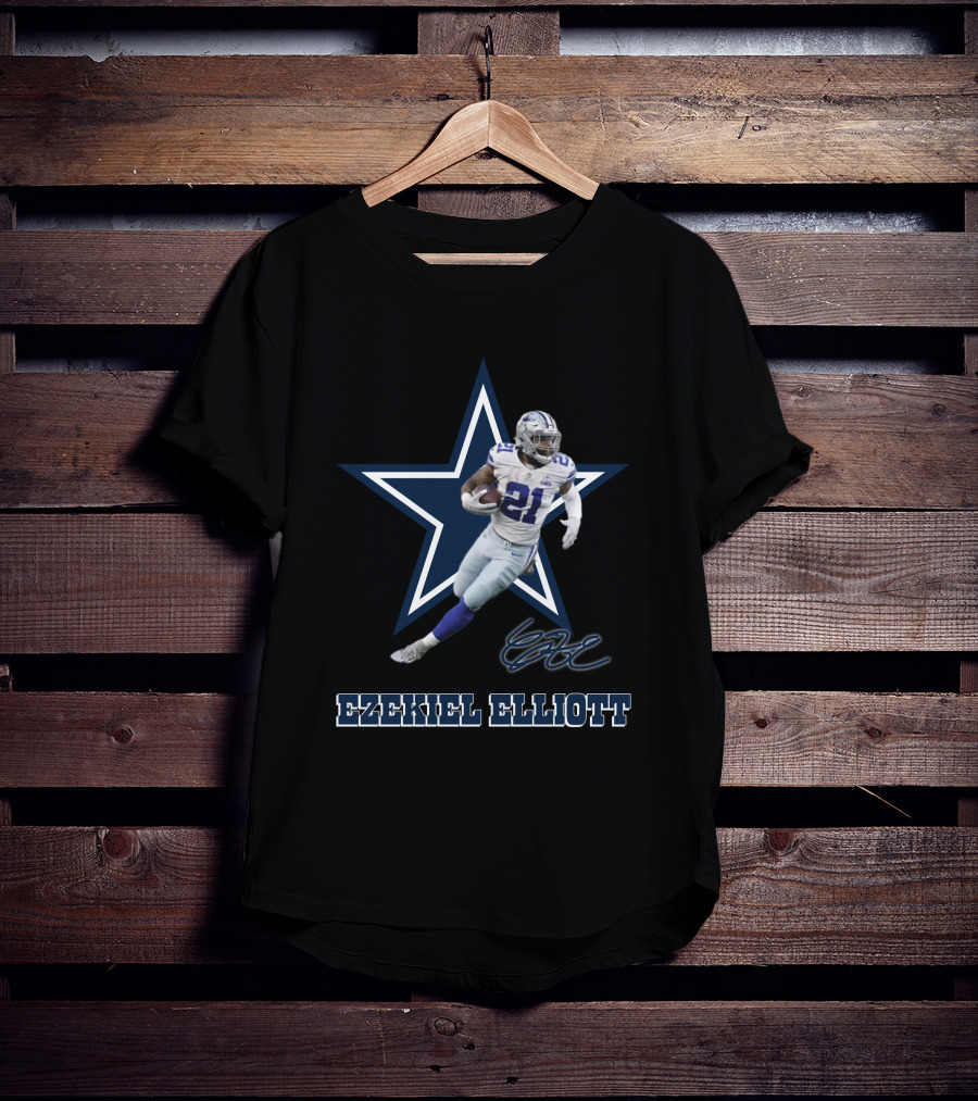 Ezekiel Elliott Dallas Cowboys Star T-Shirt