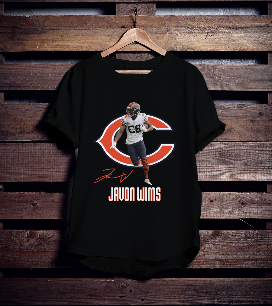 Chicago Bears Javon Wims 08 Football Player Fan Gear T-Shirt