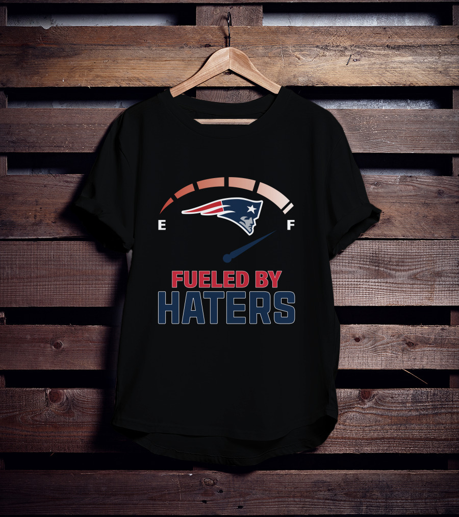 Fueled By Haters 01 New England Patriots Fuel Gauge T-Shirt