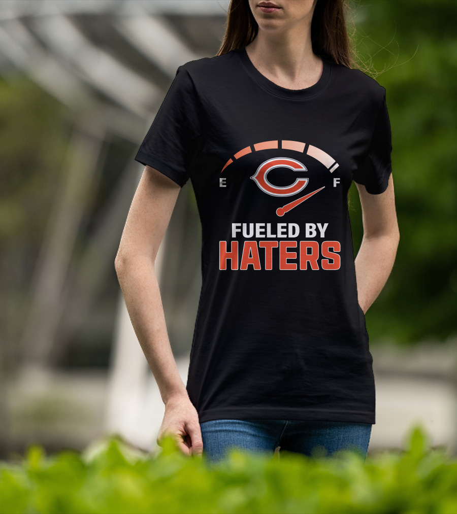 Fueled By Haters Chicago Football Fan Meter T-Shirt