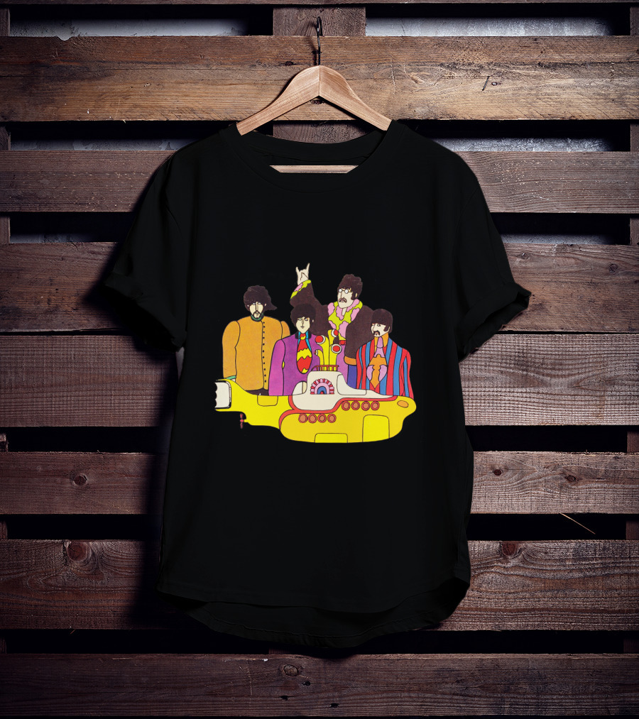 Tb 42 Yellow Submarine Cartoon Quartet T-Shirt
