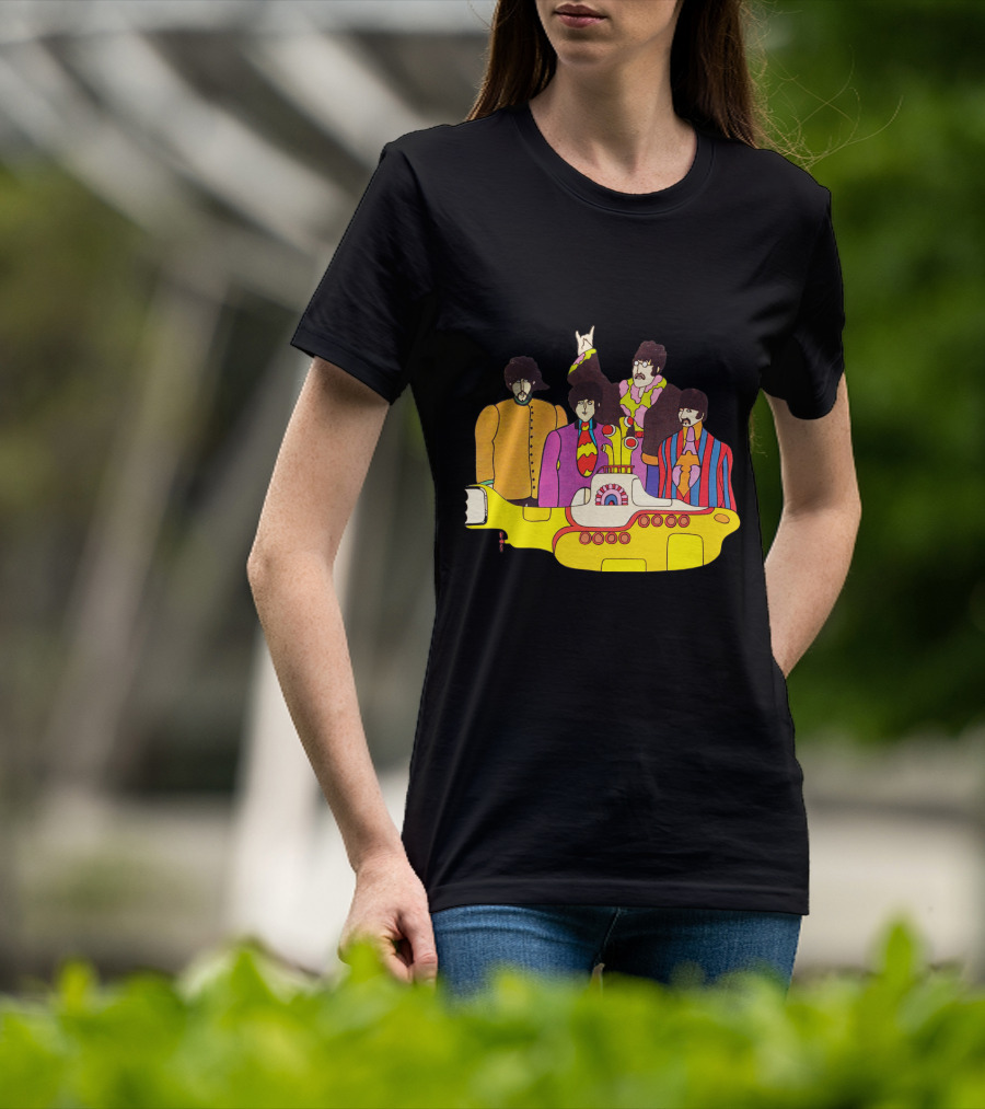Tb 42 Yellow Submarine Cartoon Quartet T-Shirt