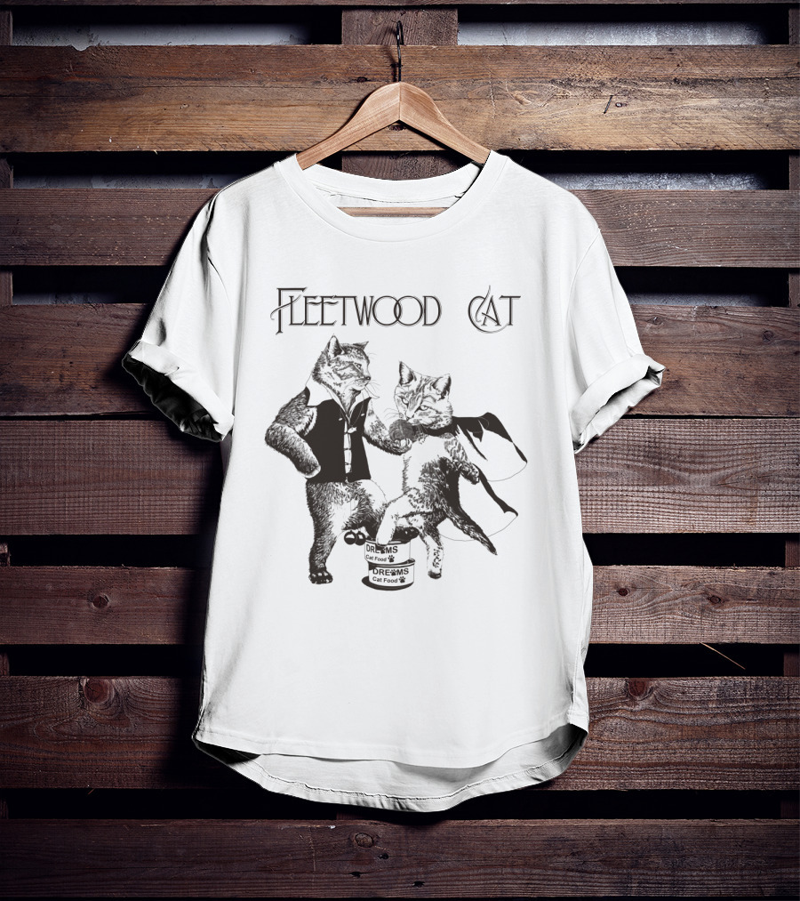Fleetwood Cat Dreams Cat Food Dancing Cats T-Shirt