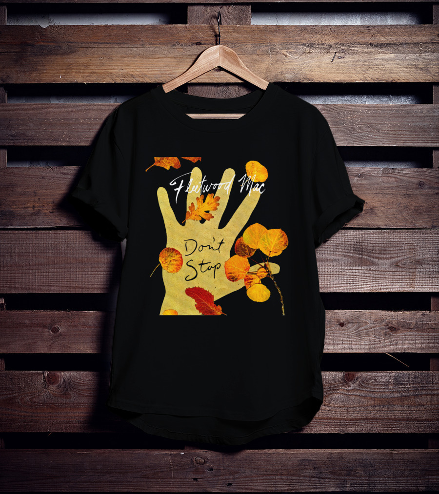 Don't Stop Fw 17 Autumn Leaves Hand T-Shirt