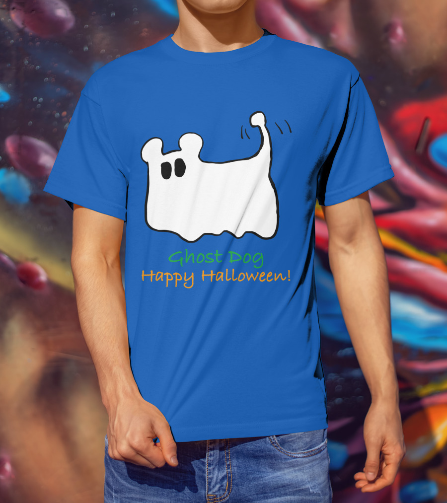 Ghost Dog Happy Halloween T-Shirt