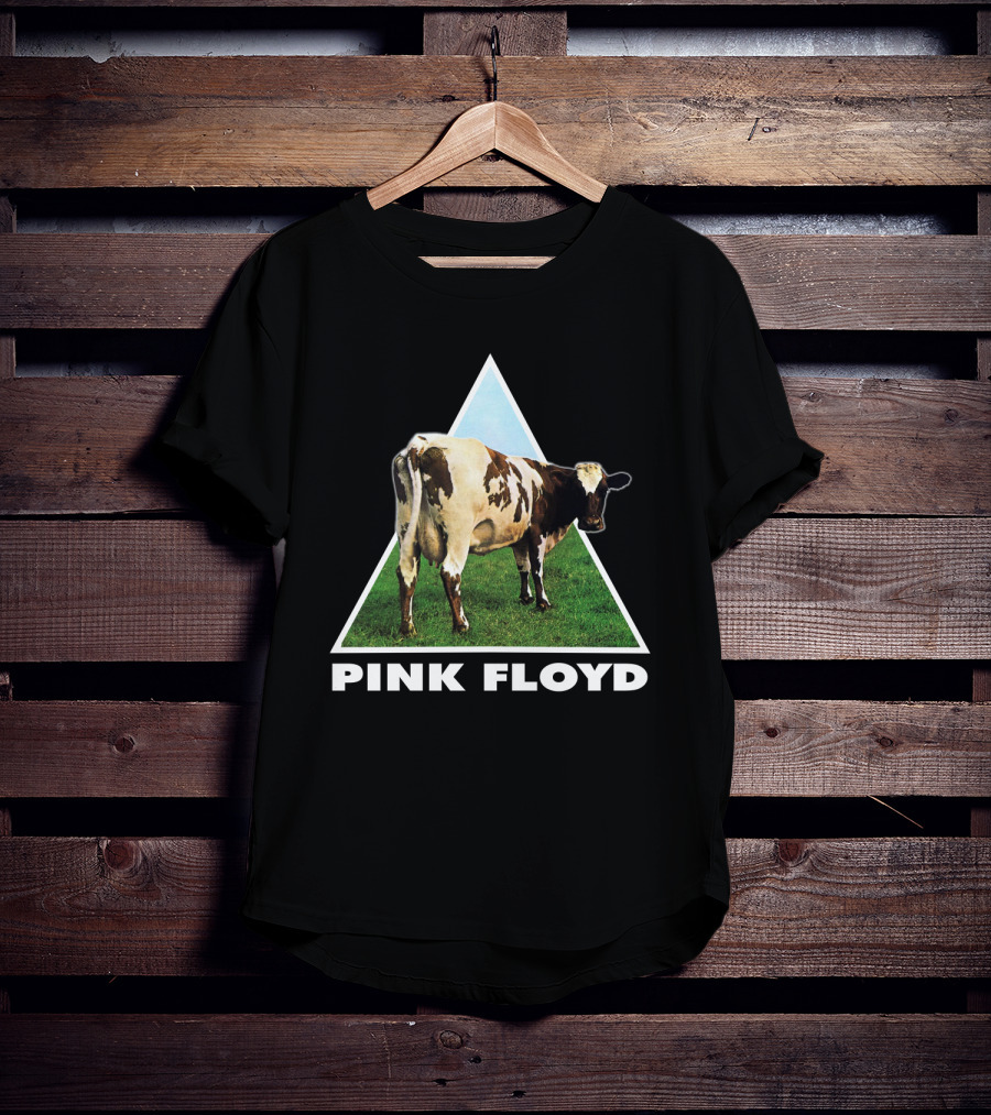 Pink Floyd Atom Heart Mother Cow Triangle T-Shirt