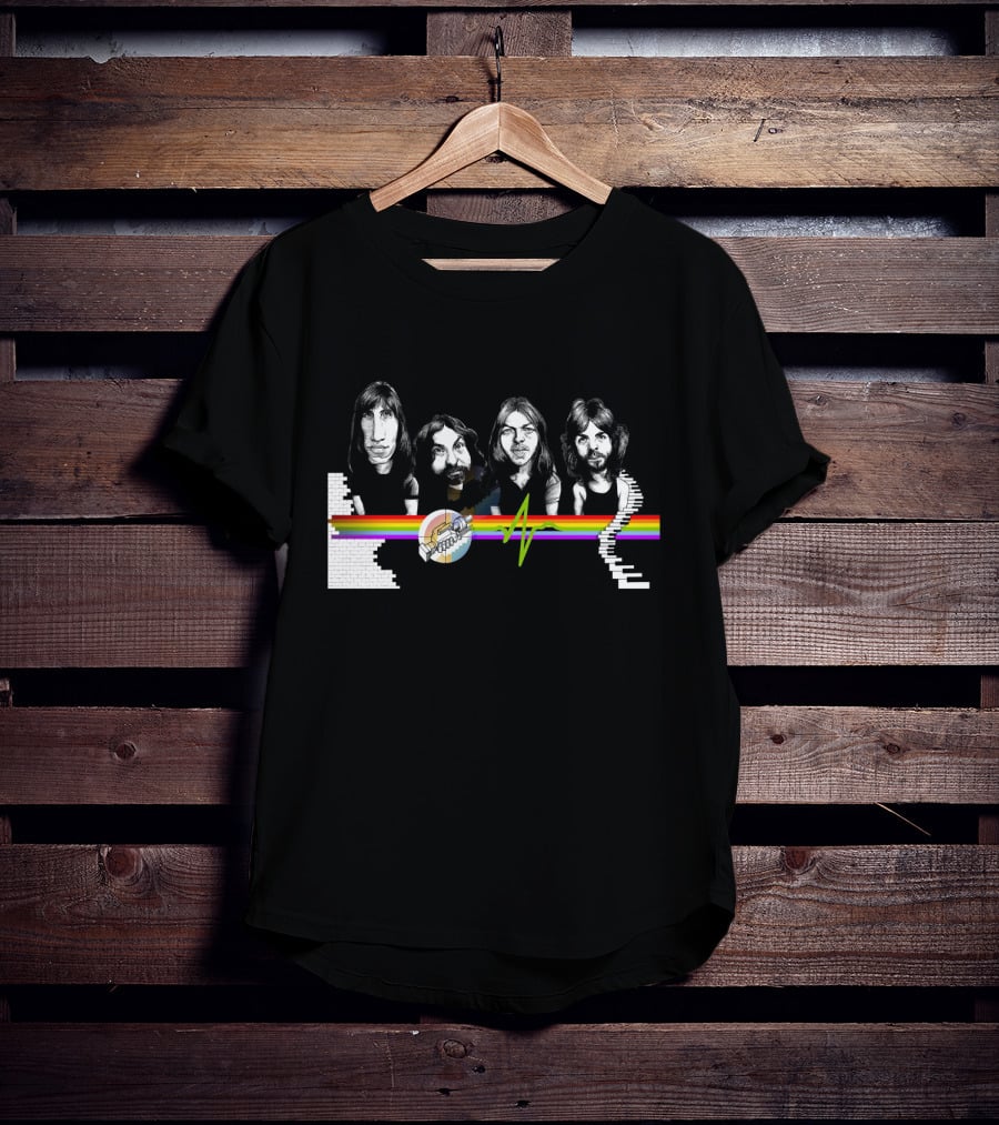 Pink Floyd Dark Side Of The Moon The Wall Band Members T-Shirt