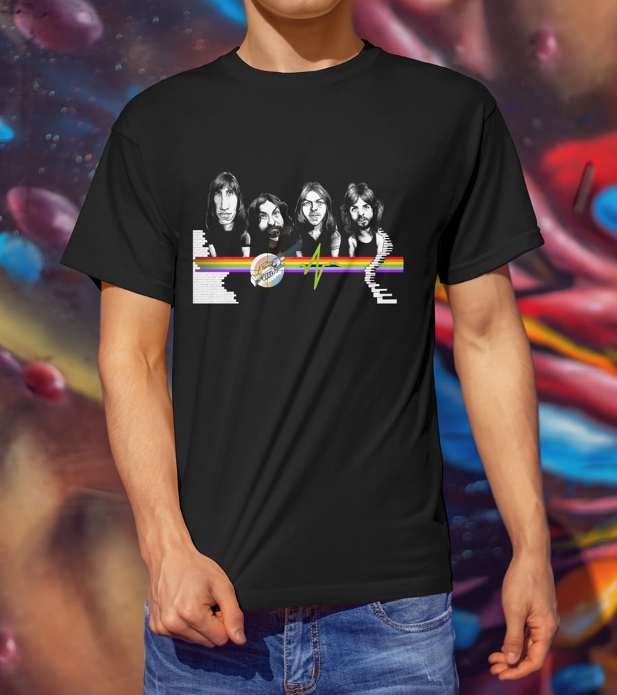 Pink Floyd Dark Side Of The Moon The Wall Band Members T-Shirt