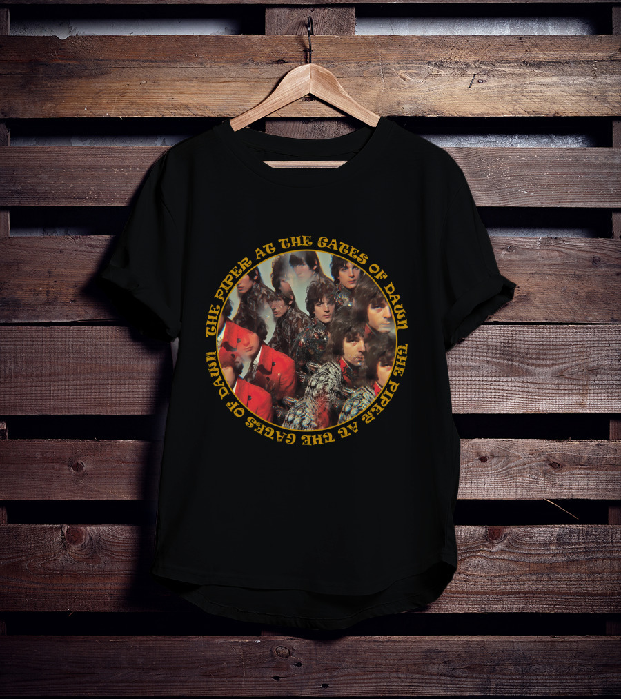 Pf The Piper At The Gates Of Dawn Album Artwork Multi-Image Collage T-Shirt