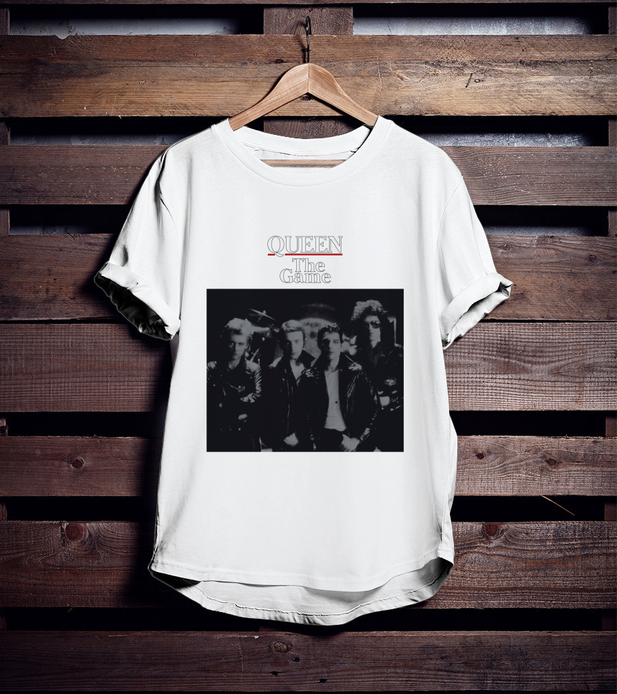 Queen The Game Band Photo Vintage Album Cover T-Shirt