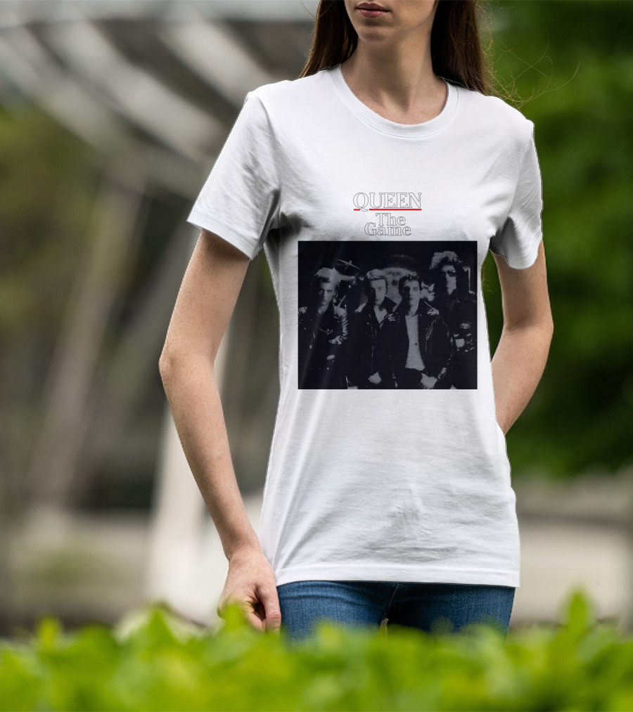 Queen The Game Band Photo Vintage Album Cover T-Shirt