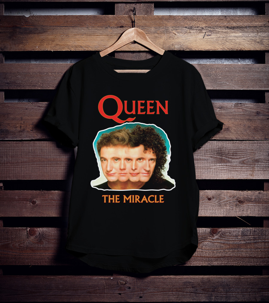 Queen The Miracle Album Cover Collage Faces T-Shirt
