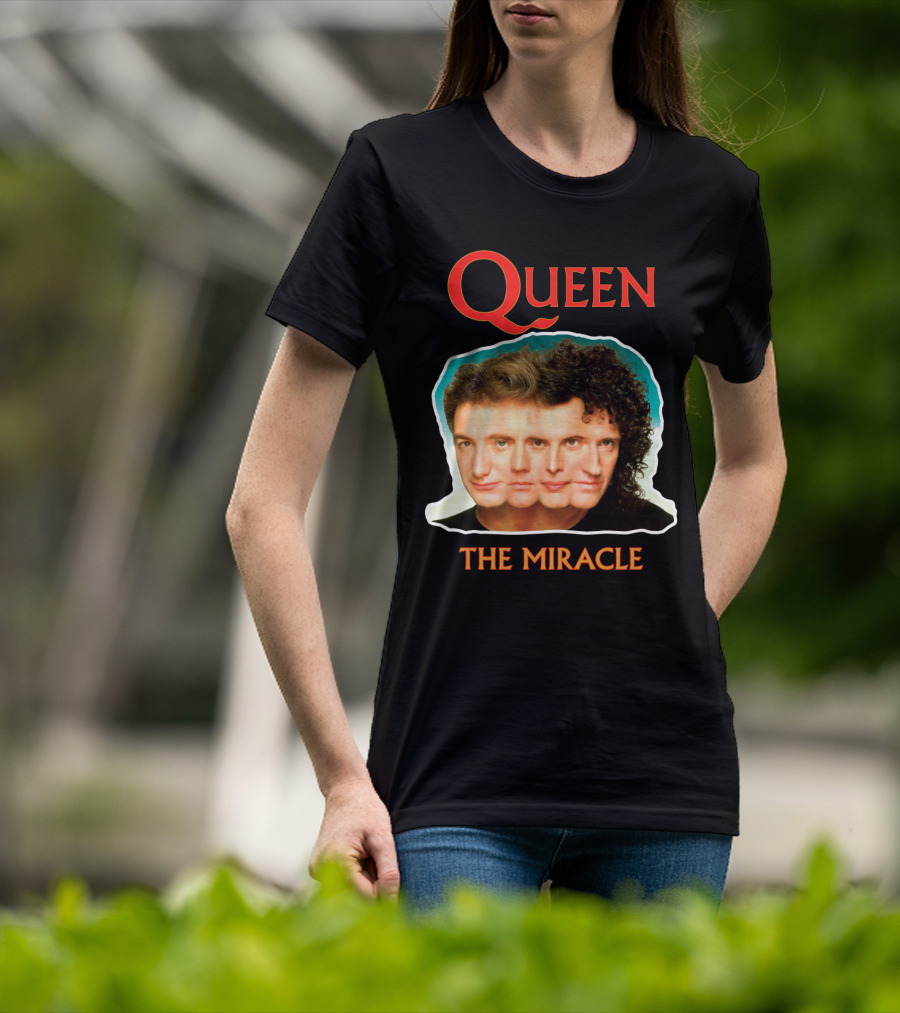 Queen The Miracle Album Cover Collage Faces T-Shirt