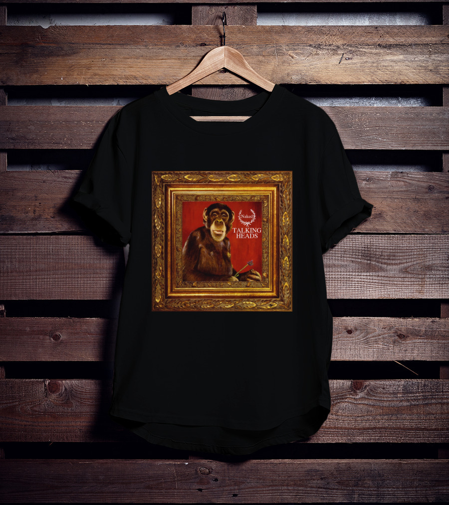 Talking Heads Naked Primate Portrait Album Cover Art T-Shirt