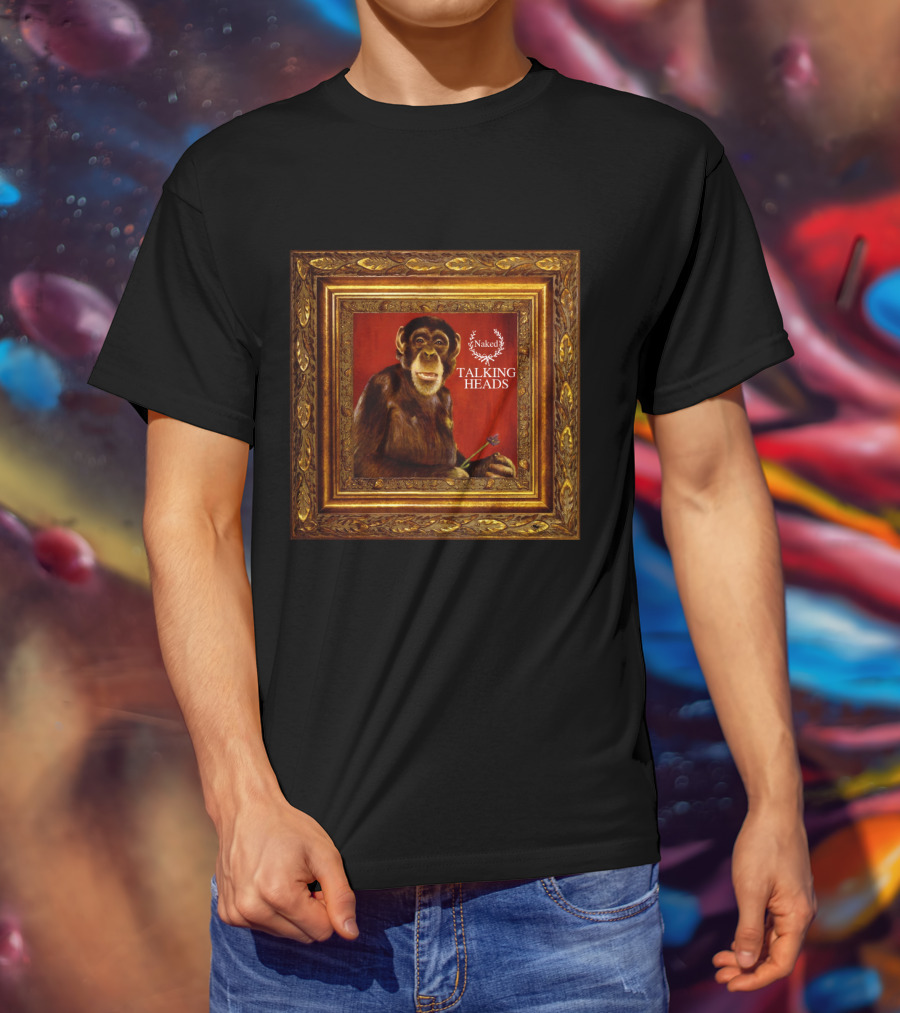 Talking Heads Naked Primate Portrait Album Cover Art T-Shirt