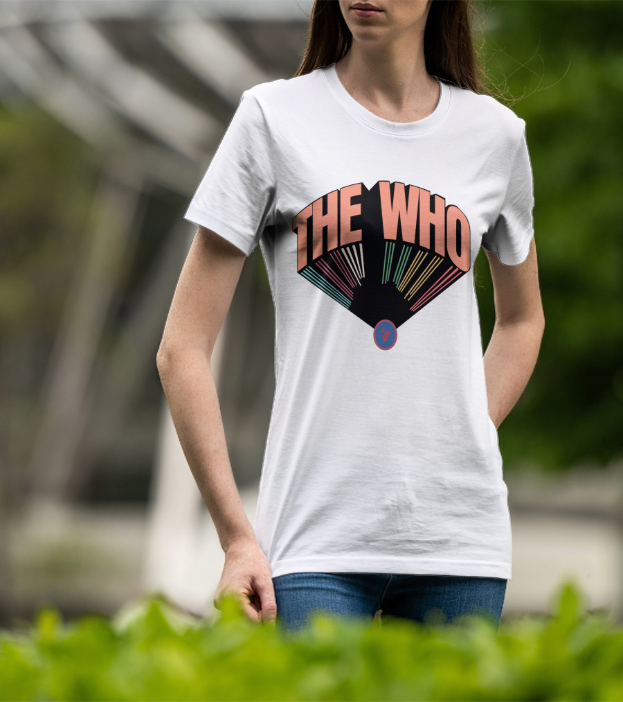 The Who 7 Fan-Shaped Retro T-Shirt