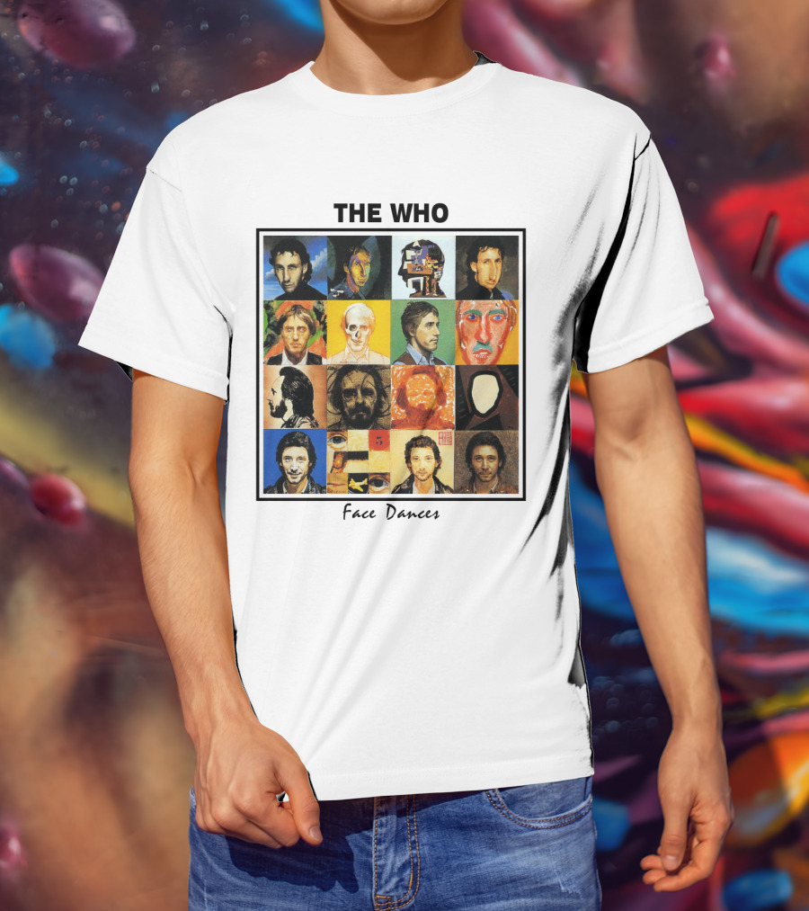 The Who Face Dancers Album Cover T-Shirt