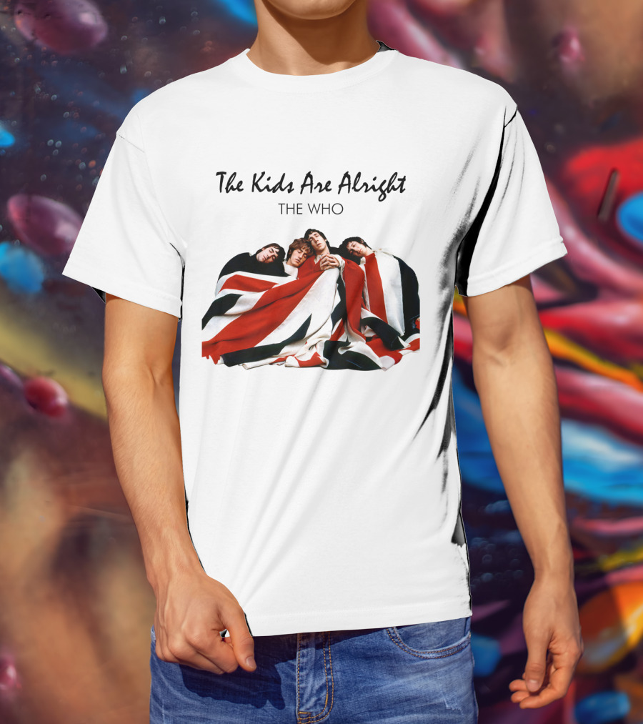 The Kids Are Alright The Who Union Jack Blanket T-Shirt
