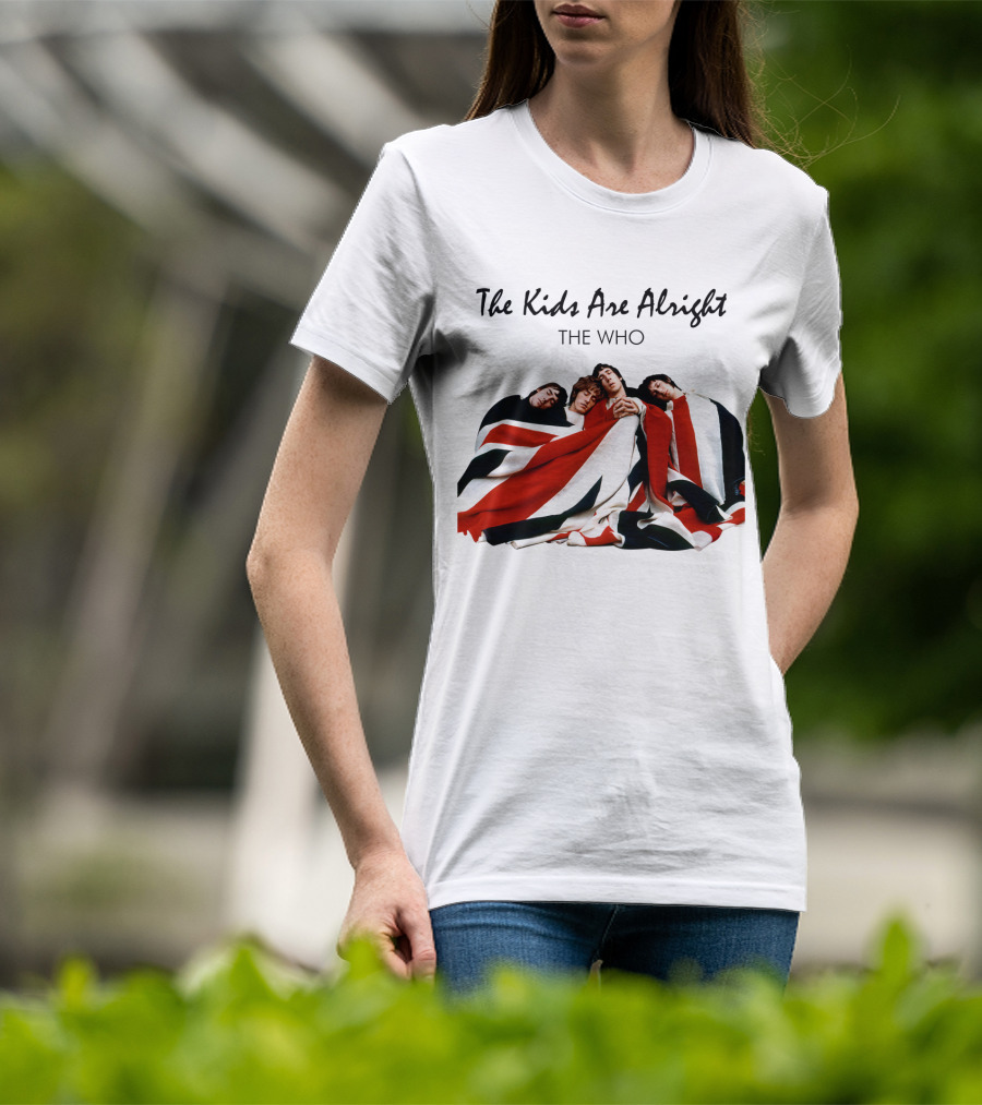 The Kids Are Alright The Who Union Jack Blanket T-Shirt