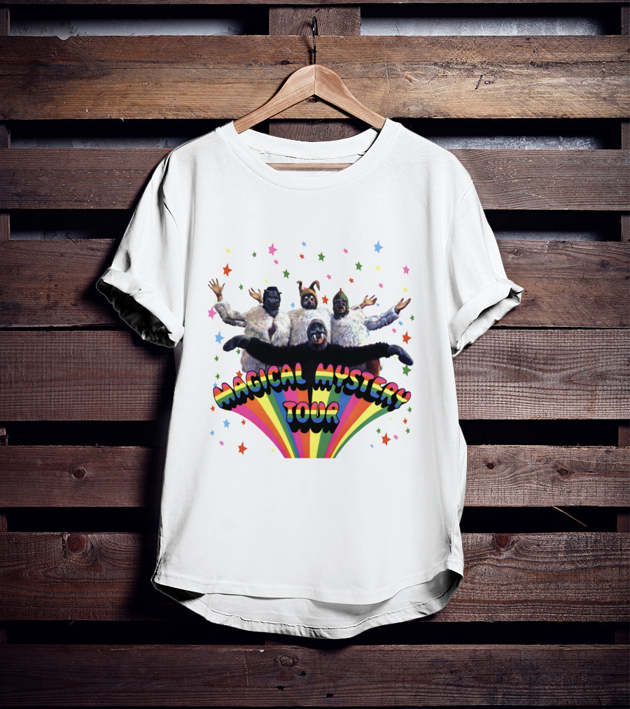 Magical Mystery Tour Rainbow Animals And Stars T-Shirt