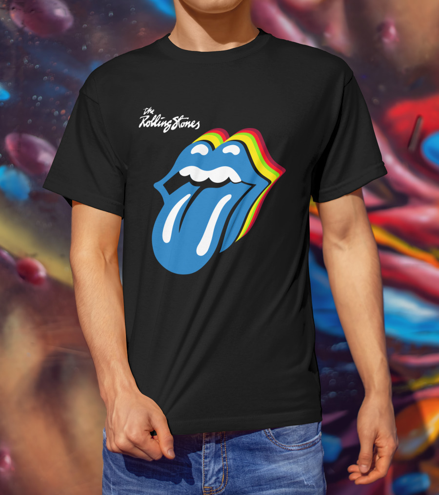 The Rolling Stones Rainbow Tongue T-Shirt