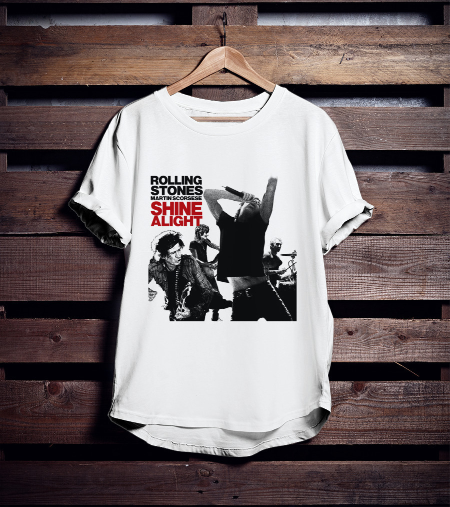 Rolling Stones Martin Scorsese Shine A Light T-Shirt
