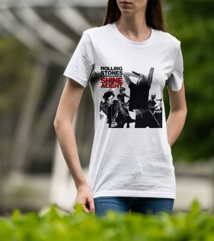 Rolling Stones Martin Scorsese Shine A Light T-Shirt