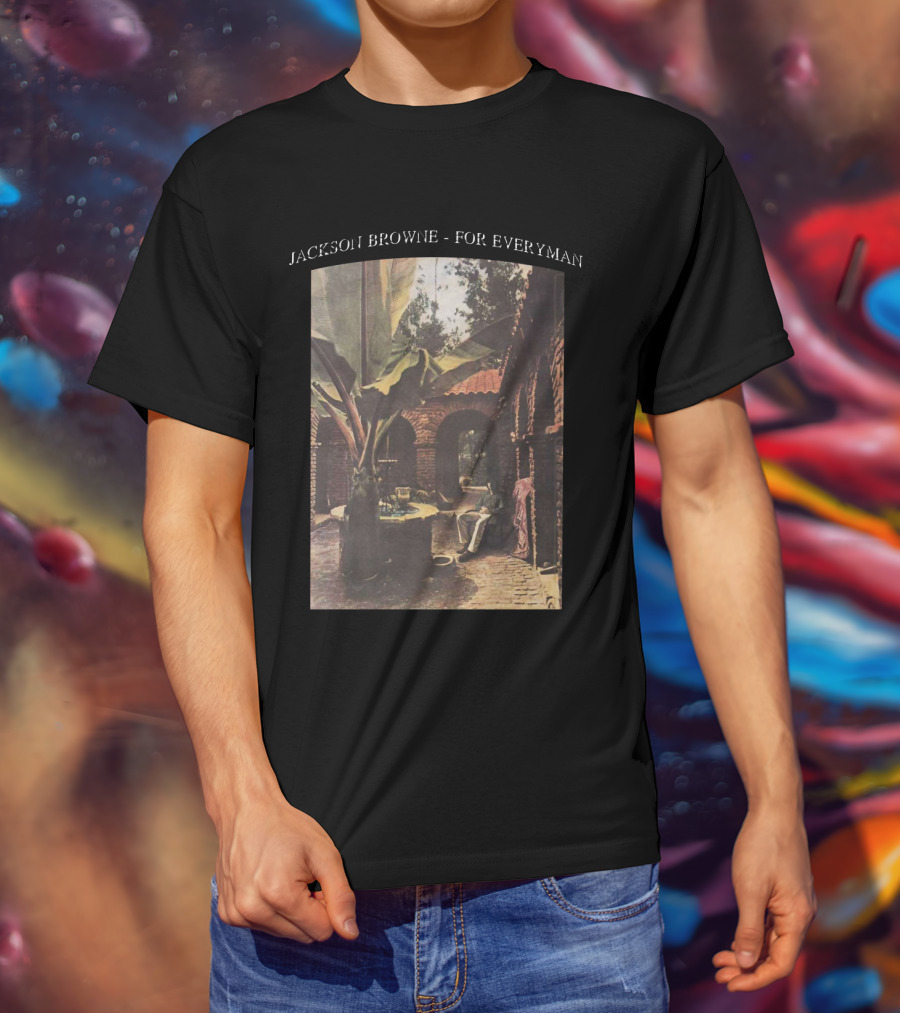 Jackson Browne For Everyman Courtyard Scene T-Shirt