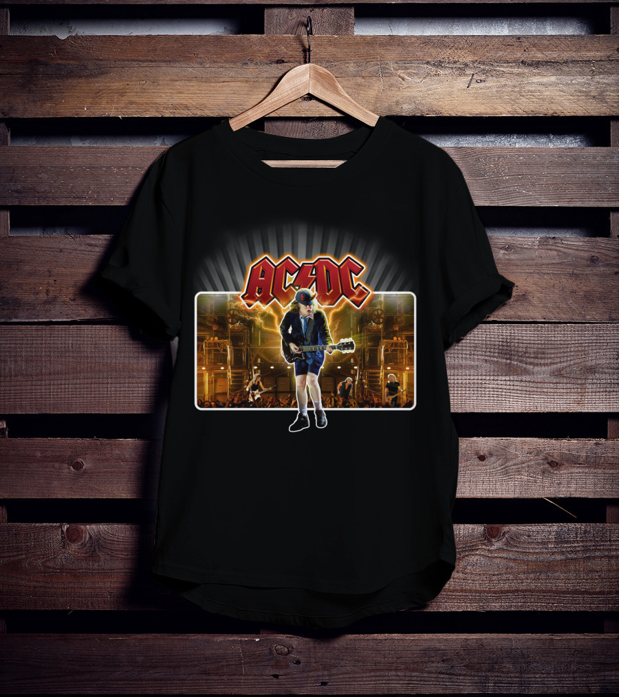 Acdc Angus Young Electric Performance Stage T-Shirt