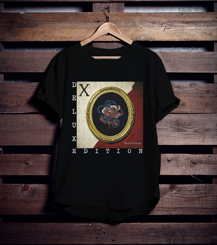 X Deluxe Edition Ain't Love Grand Rose Snake Frame T-Shirt