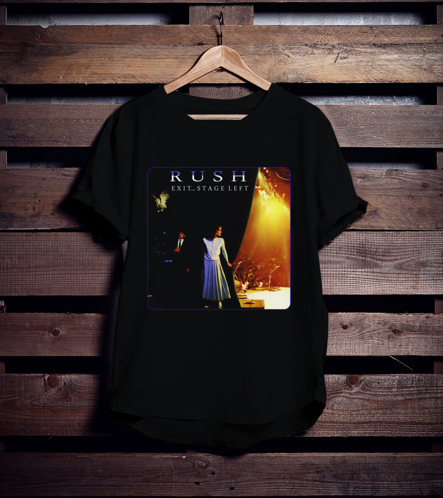 Rush Exit...stage Left Album Cover T-Shirt
