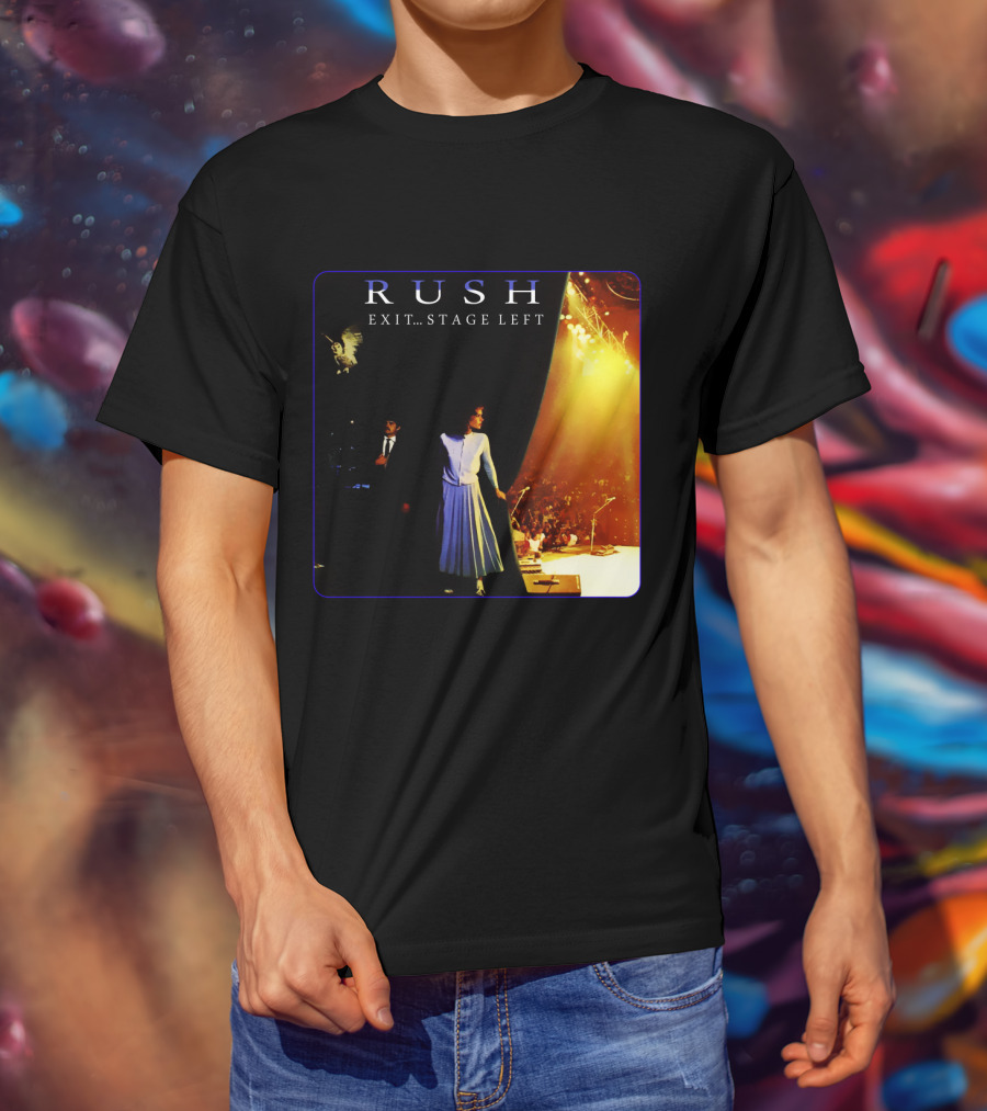 Rush Exit...stage Left Album Cover T-Shirt