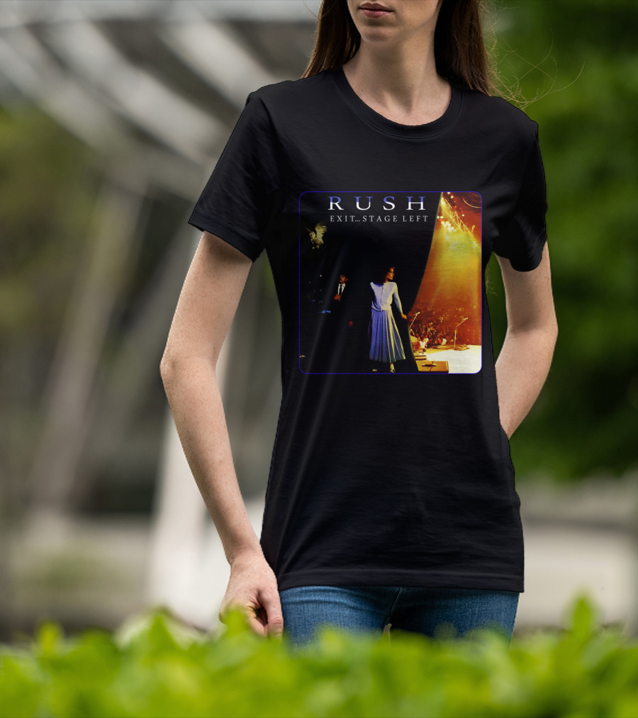 Rush Exit...stage Left Album Cover T-Shirt