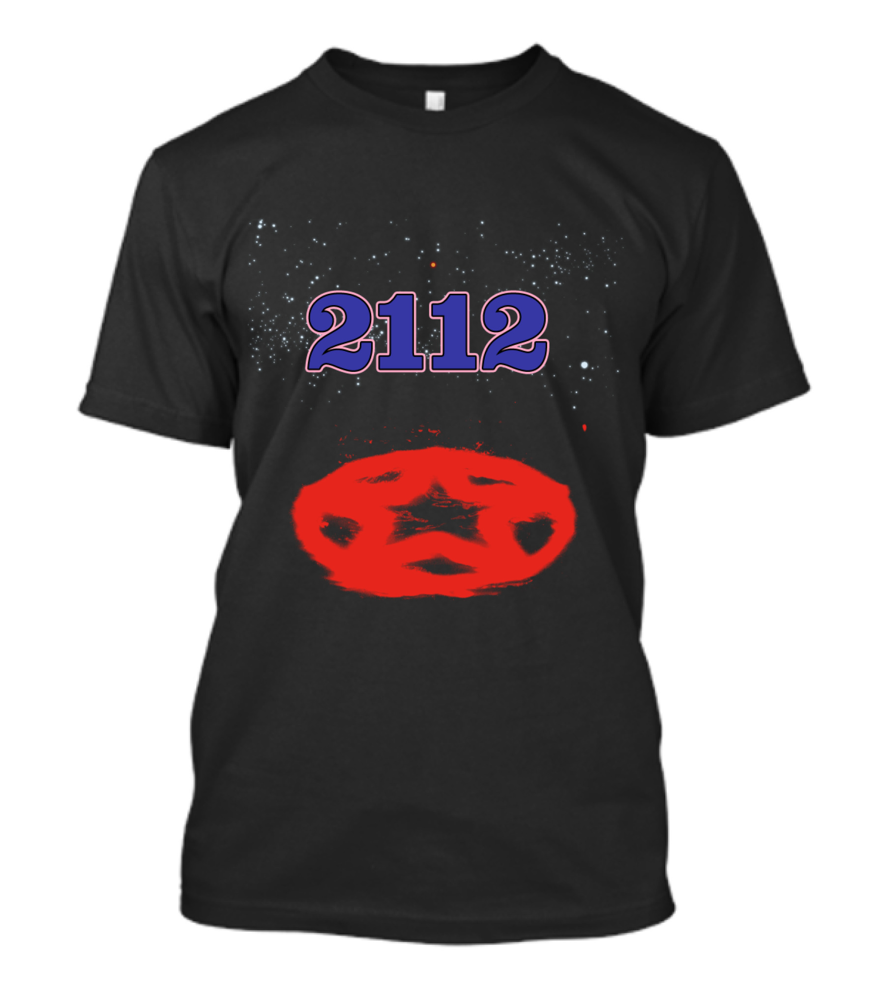 Star Pentagram With Cosmic T-Shirt
