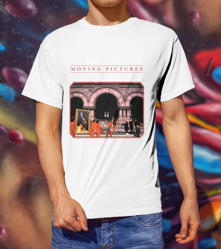 Rush Moving Pictures Album Cover Art T-Shirt