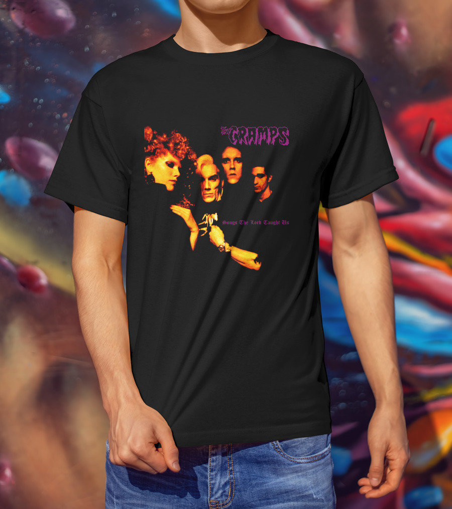 The Cramps Songs The Lord Taught Us Album Cover Tcr T-Shirt