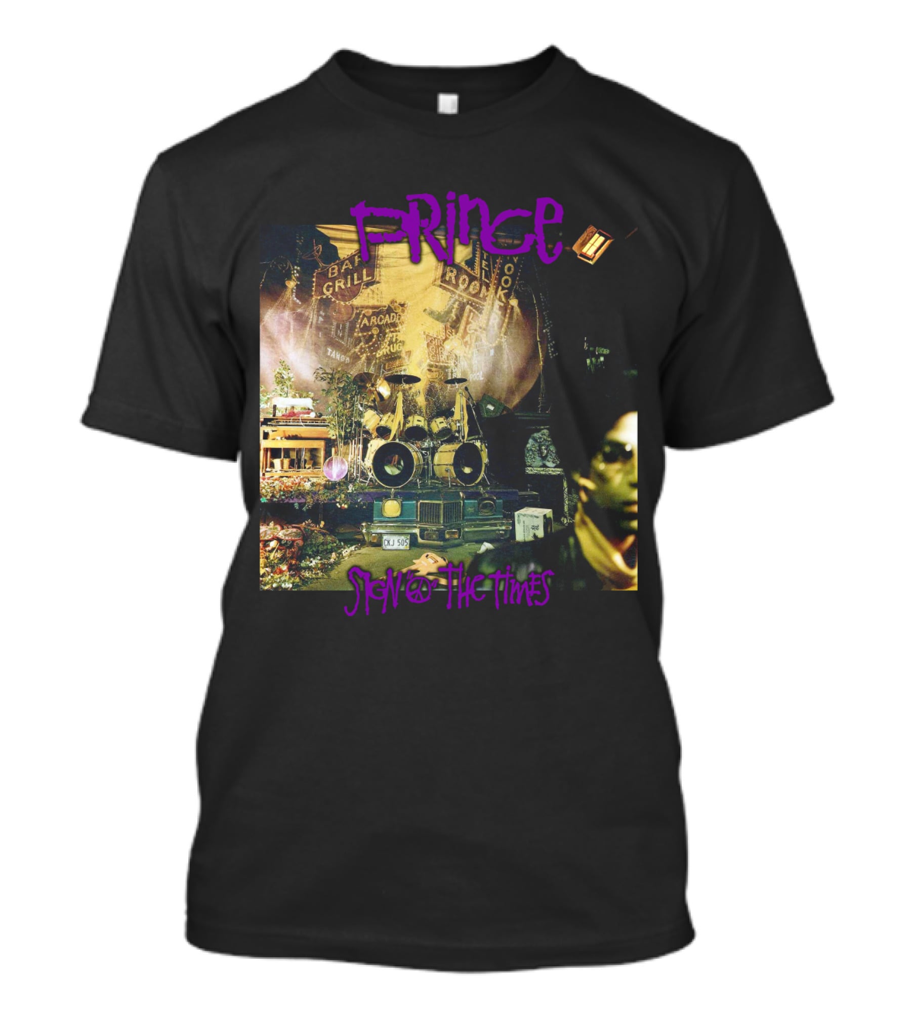 Prince Sign O' The Times Album Art T-Shirt