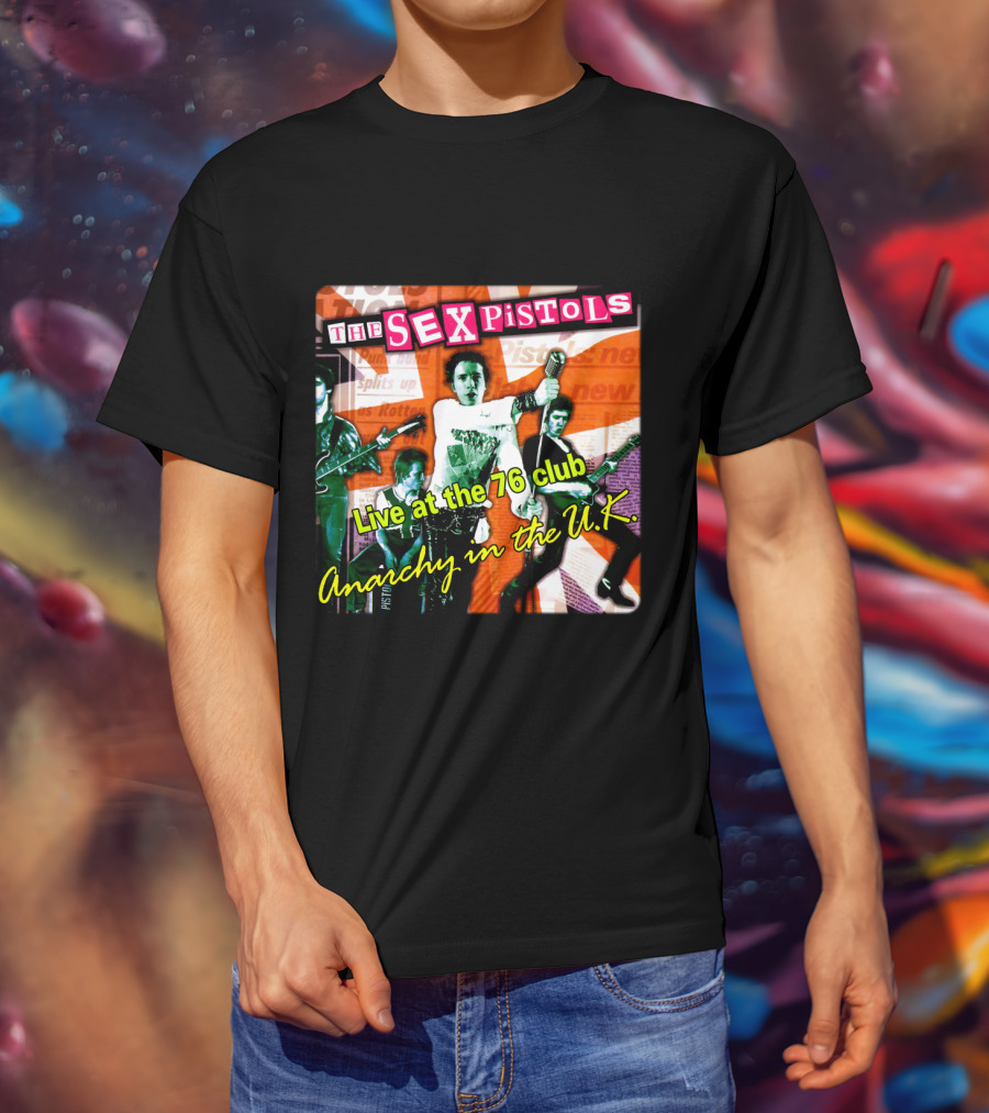 The Sex Pistols Live At The 76 Club Anarchy In The U.k. T-Shirt