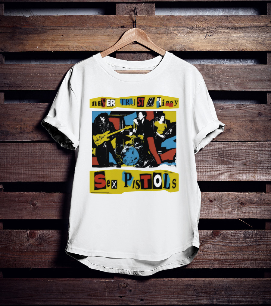 Never Trust A Hippy Sex Pistols T-Shirt