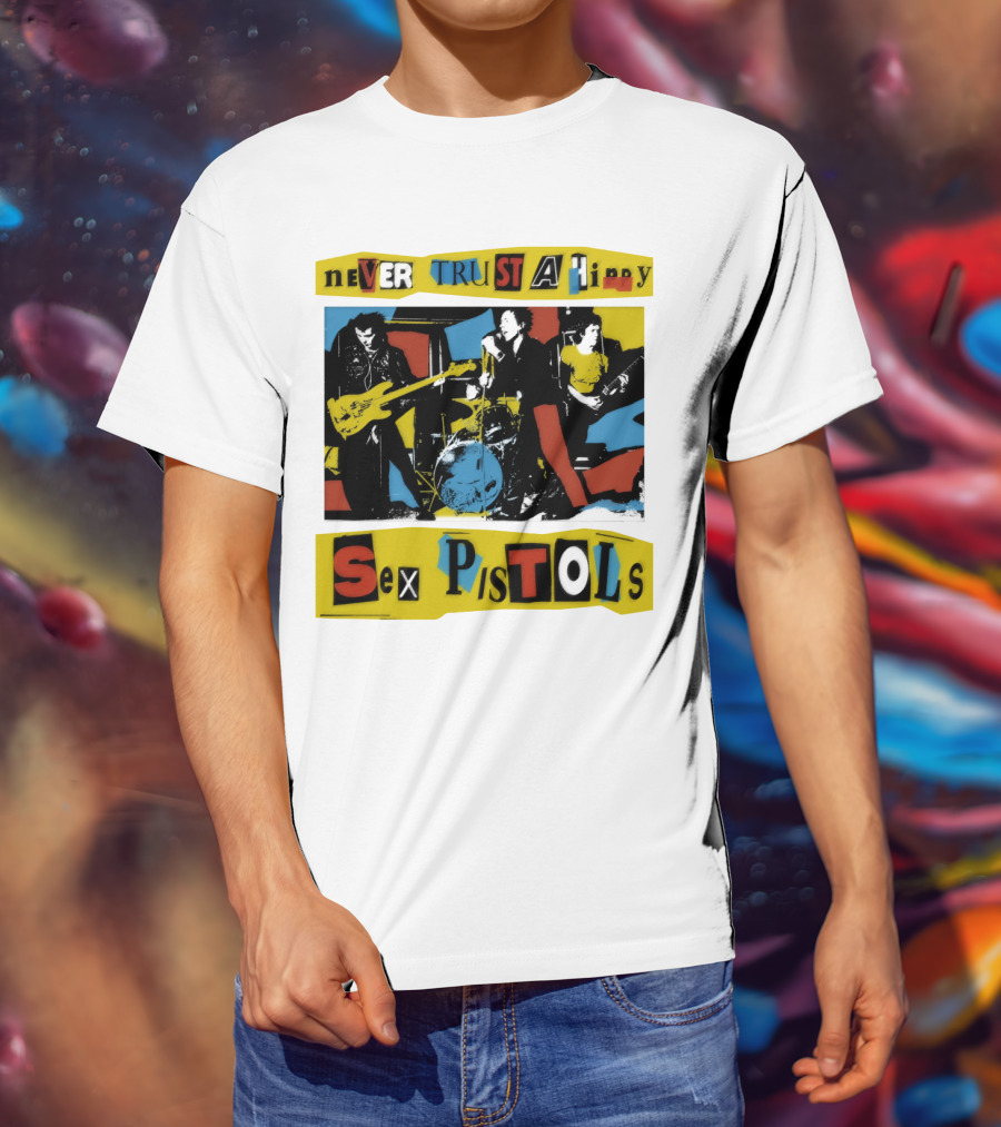 Never Trust A Hippy Sex Pistols T-Shirt