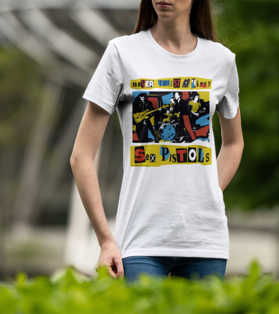 Never Trust A Hippy Sex Pistols T-Shirt