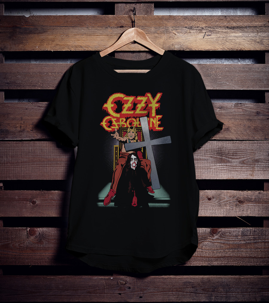 Ozzy Osbourne Throne And Cross T-Shirt