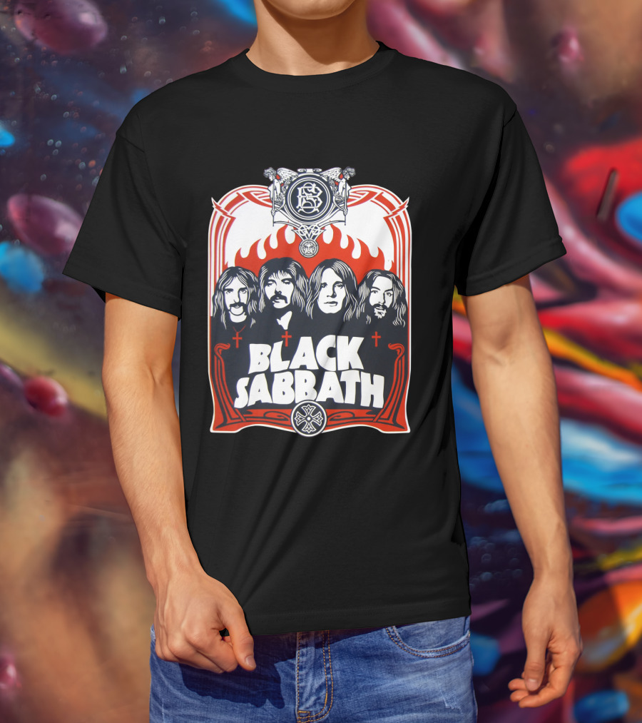 Black Sabbath Band Portrait Bs T-Shirt