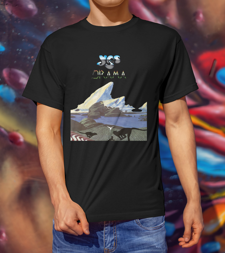 Yes Drama Album Cover Art Landscape T-Shirt